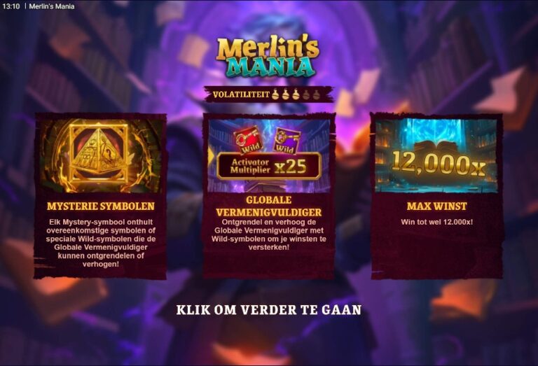 Screenshot 1 van Merlin’s Mania